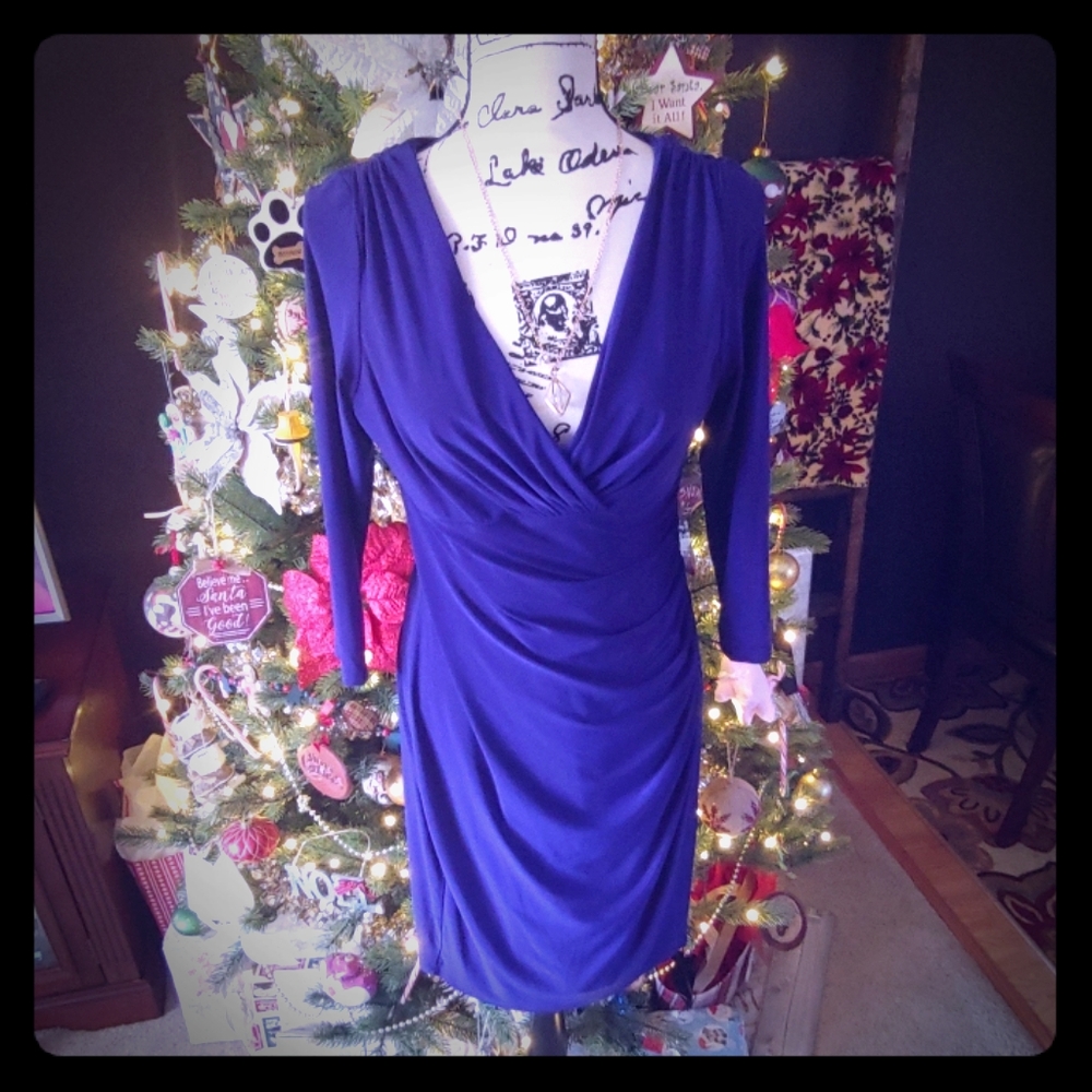 Ralph Lauren mid sleeve dress Size 8